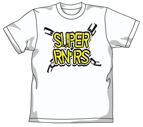 キラキラ スーパーロックンローラーズTシャツ ホワイト サイズ:M