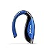 Bluetooth Headphone, Wireless Headset T2, Handsfree Earbud with Mic for iPhone and Android (black/blue)