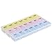 Pills Jewelry Case Holder Storage Organizer Box 3 Colors 21 Grids
