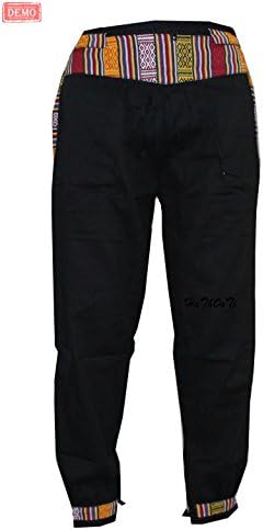 Hathooti - Indian Hippie Yoga Trouser Soft Comfortable Pants unisex