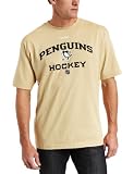 NHL Pittsburgh Penguins Authoritative Pittsburgh Penguins Short Sleeve Tee (Sand Storm, Large)