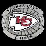 Kansas City Chiefs Oversized Belt Buckle - NFL Football Fan Shop Sports Team Merchandise