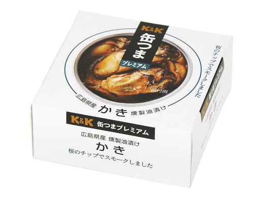 缶つまプレミアム 広島かき 燻製油漬け 60g