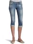 Mavi Junior's Alma Low Rise Classic Capri Jean,Light Ripped Saigon,30x32