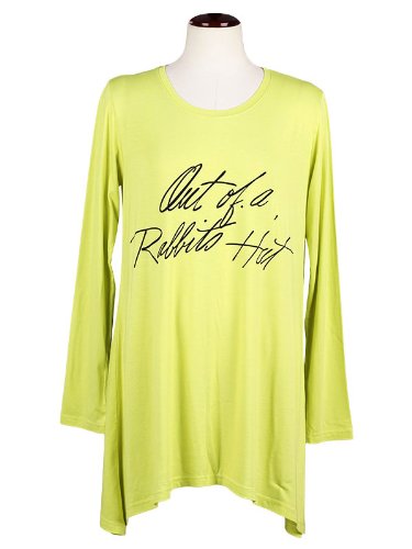 メッセージロゴプリントヘムラインゆるテロカットソー