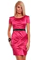 Astrapahl, Abiballkleid, Laufsteg Abend Kleid, L&auml;nge Mini, Farbe pink
