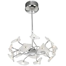 Possini Euro Design Undersea Glass 24 Wide Pendant Light