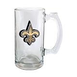 New Orleans Saints 13 oz Glass Sport Mug