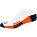 Chicago Bears Mens Color Block No Show Socks