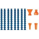 Loc-Line Coolant Hose Flared Tubing Replacement Kit, Acetal Copolymer, 21 Pieces, 1/4" Hose ID