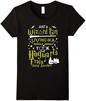 Women's The World Train Potter T Shirt Medium Black