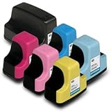 Printronic Remanufactured Ink Cartridge Replacement for HP 02 6 Pack