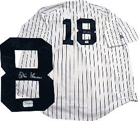 Don Larsen Autographed / Signed New York Yankees Jersey
