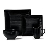 Mikasa Stone Ridge Black 4-Piece Place Setting
