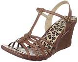 Kenneth Cole REACTION Womens On The Cedar T-Strap Wedge Sandal Sandals