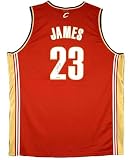 Lebron James Away Red Jersey Unframed 32629