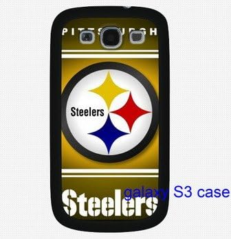 black Samsung Galaxy S3 case Pittsburgh Steelers logo back covers