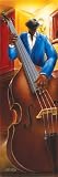 Jazz-Bass, Art Slim Poster Print, 12 by 36-Inch