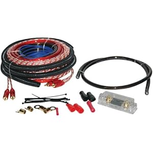SoundQuest SQK4 4 Gauge Copper-Clad Aluminum Wiring Kit