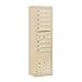 Salsbury Industries 3815S-08SFP Surface Mounted Horizontal 4C Mailbox, Sandstone