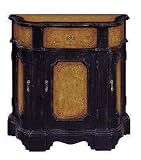 Review Furniture On The Web  / 2-Tone Black And Butternut Credenza