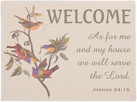 Pouenm1 Painted Bunting Birds And Verse Doormat