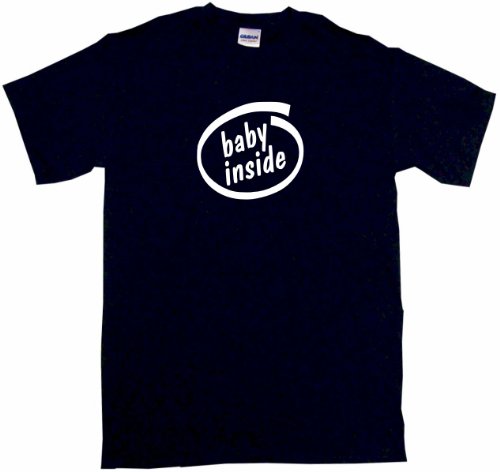 Baby Inside Logo Men's Tee Shirt in 12 colors Small thru 6XL