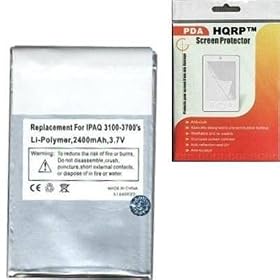 Click here to buy HQRP Replacement Ultra High Capacity Li-Polymer Rechargeable Internal PDA Battery for HP... by HQRP.