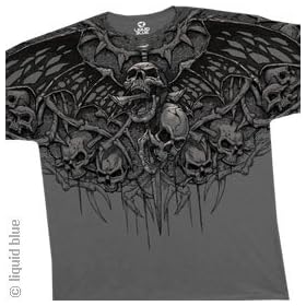 SKULLS T-Shirt - Crypt Caller (Grey)