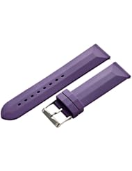 22mm Purple Rubber / Silicone Watch Band Strap with Built in Quick Release Pins for Divers! Stainless Steel Buckle Invicta - Fits All Watches!!!