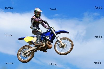 'Motocross Jumping' Wall Decal - 36