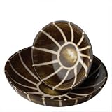 Lazy Susan 344028 Soleil Horn and Resin Bowl - Small