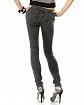 Triple Zip Denim Legging Product Image