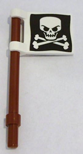 Limited quantity is available! Best Christmas gift!!! *NEW* 2 Set Lego 2x2 White Skull Crossbones Jolly Roger