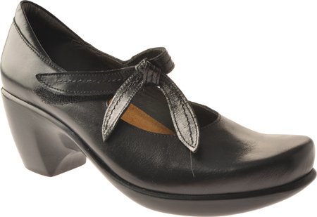Women's Naot PLEASURE Mary-Jane Pumps BLACK 38 M EU, 7 M