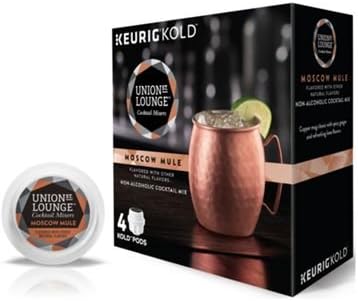 Keurig Kold Union Street Lounge Cocktail Mixers - Moscow Mule (Box of 4)