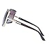 Newest Design Women's sunglasses UV Protection Oversized Square Sunglasses Case