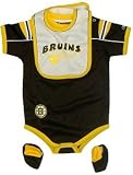 Boston Bruins Team Color Creeper with Bib and Booties