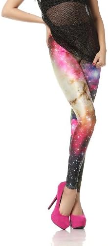 Ideasuke Women's Galaxy Rainbow leggings