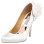 Badgley Mischka Women's Carlo Pump,White,6 M US