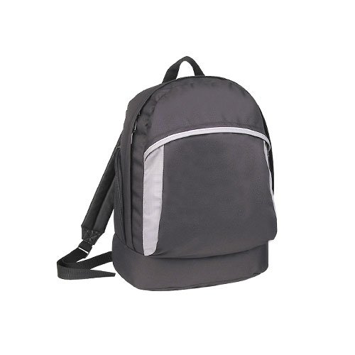 Easy School Backpack in Black and Gray