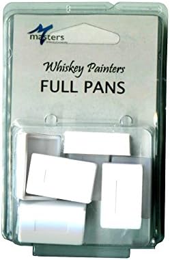 8 Count, Empty Full-Size Pan Refills, for Whiskey Painters Palettes