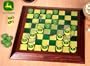 JOHN DEERE tractor MAGENTIC CHECKER BOARD game NEW wood