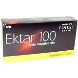 Kodak Professional Ektar Color Negative Film ISO 100, 120 Size, Propack of 5, *USA*