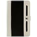 Black & White Stylish Melrose Leather Portfolio Cover Vangoddy Brand Dauphine Series Carrying Case with Unique Easy Elastic Efficiency Strap for New Amazon Kindle Touch & Kindle Touch 3G + Vangoddy Kindle Touch Tablet 3 in 1 Stylus Pen w/Stylus, Laser Pointer, & LED Light (Stylus Batteries Included)!!