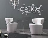 41vr%2BWzSuUL. SL160  Best Deals Dance Your Feet Silly Sports Vinyl Wall Decal Sticker Mural Quotes Words D002danceyourv