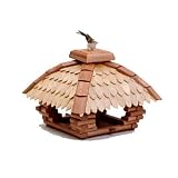 Eigenschaften Avalon 3252 PAGODE S / Avalon 3252 PAGODE S Holz-Vogelfutterhaus 37x37cm mit Deko-Vogel