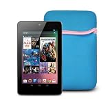 ASUS GOOGLE NEXUS 7 NEOPRENE CARRY POUCH CASE BY CELLAPOD CASES BLUEby CELLAPOD