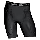 EastonYouthGirlsExtraProtectiveSlidingShort,Black,Medium