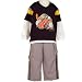 Toddler Little Boys MIDNIGHT SPORTS 2pc Pant Set Short Outfit FLAPDOODLES 2T-7